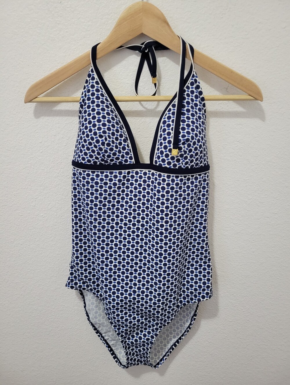 Tory Burch Halter One Piece Swimsuit Size Medium